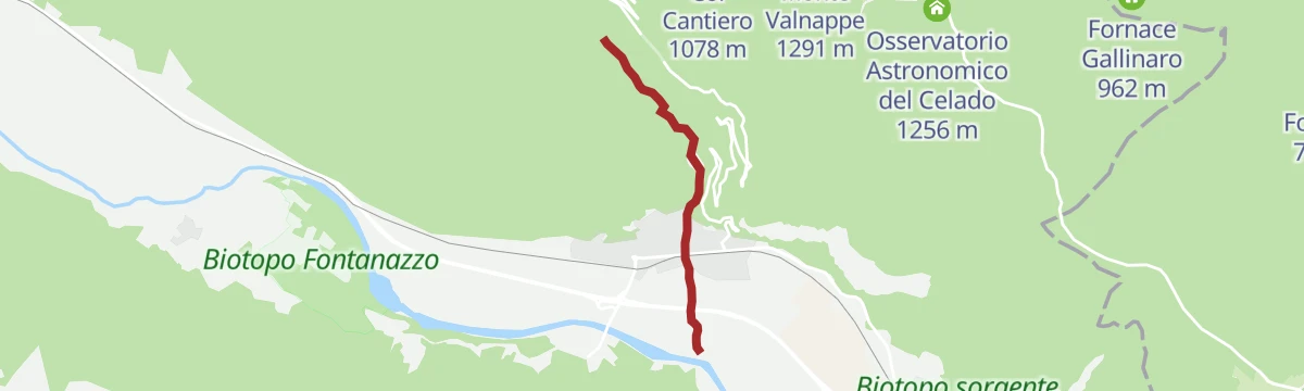 Route map: Torrente Grigno C